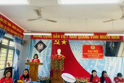 CĐCS Trường TH Số 1 Bình Nguyên long trọng tổ chức Đại hội CĐCS lần thứ 2, nhiệm kì 2023-2028